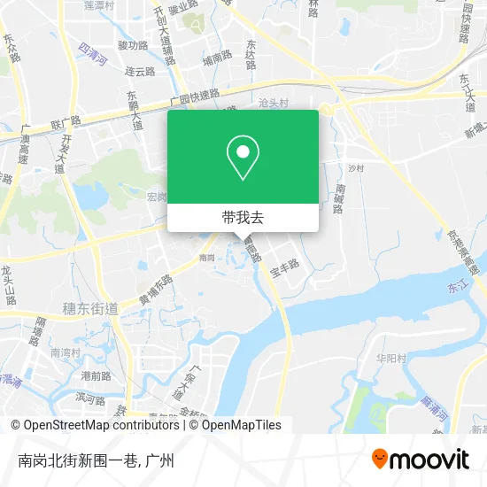 南岗北街新围一巷地图