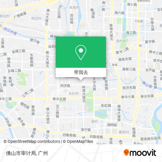 佛山市审计局地图