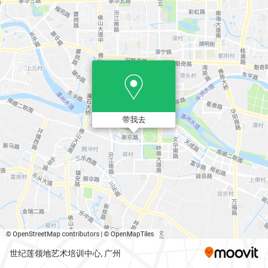 世纪莲领地艺术培训中心地图