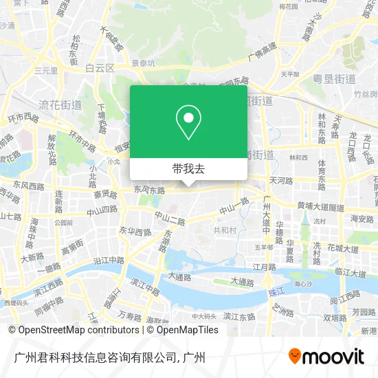 广州君科科技信息咨询有限公司地图