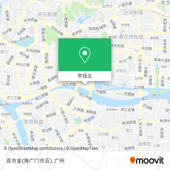 喜市多(海广门市店)地图