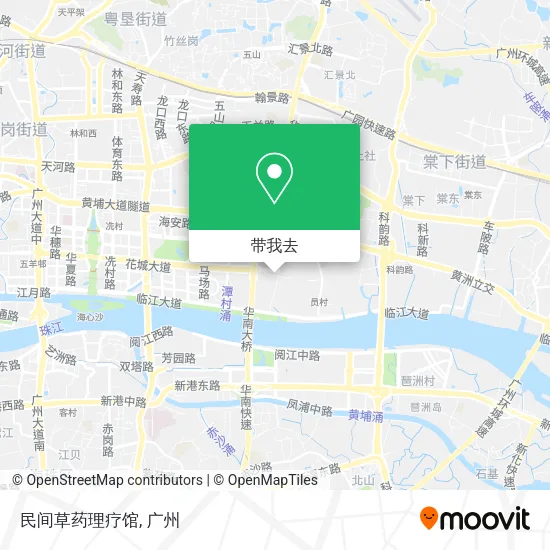 民间草药理疗馆地图