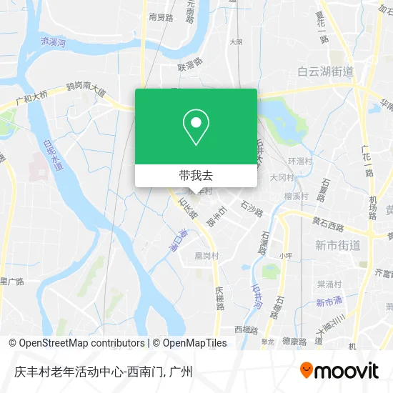 庆丰村老年活动中心-西南门地图