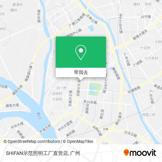 SHIFAN示范照明工厂直营店地图