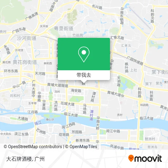 大石牌酒楼地图