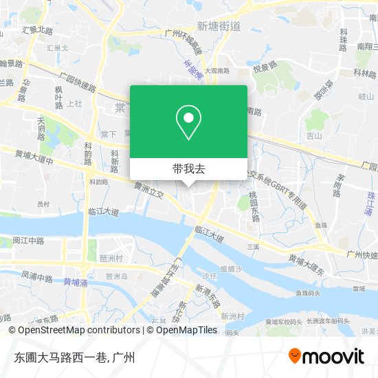 东圃大马路西一巷地图