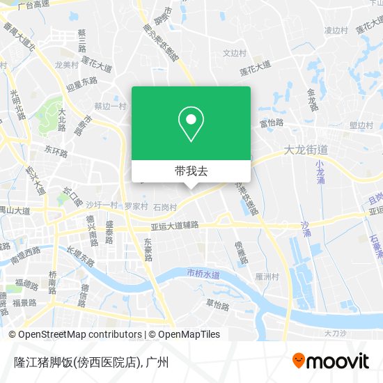 隆江猪脚饭(傍西医院店)地图
