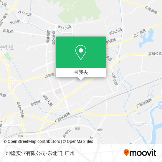 坤隆实业有限公司-东北门地图