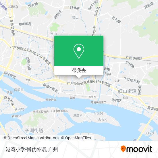 港湾小学-博优外语地图