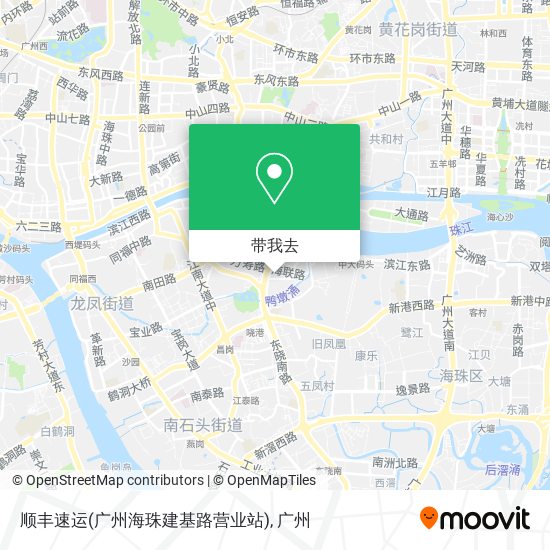 顺丰速运(广州海珠建基路营业站)地图