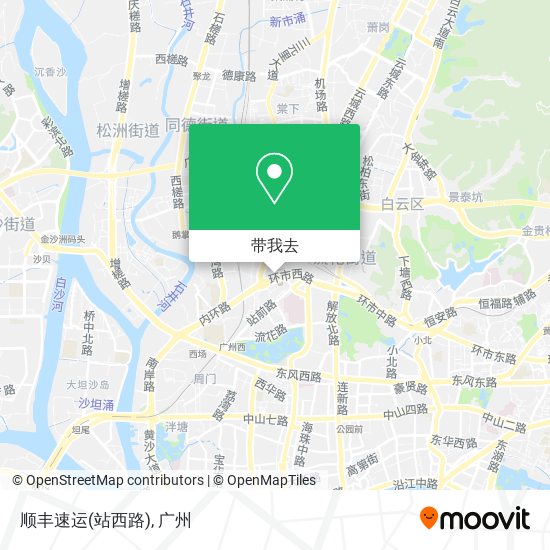 顺丰速运(站西路)地图