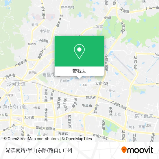 湖滨南路/半山东路(路口)地图