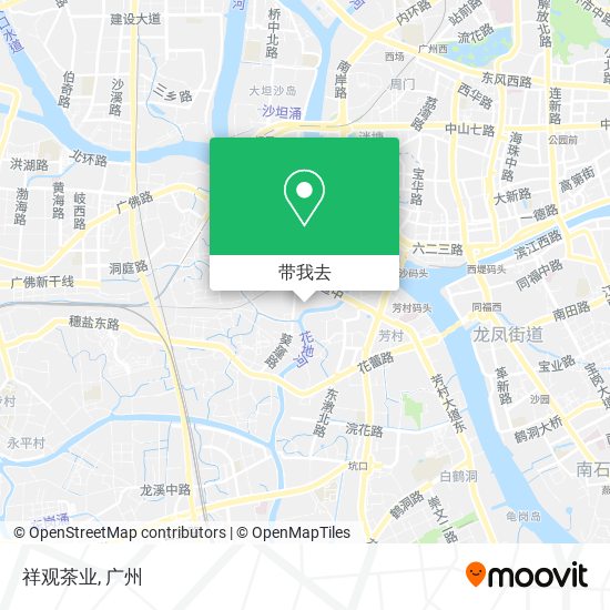 祥观茶业地图