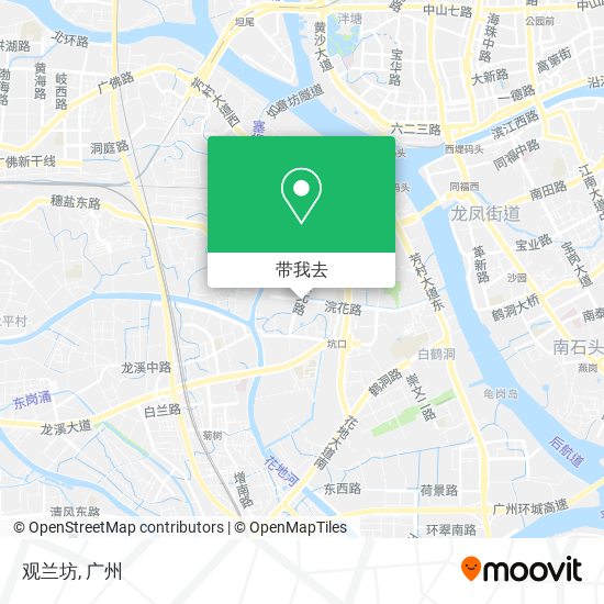 观兰坊地图