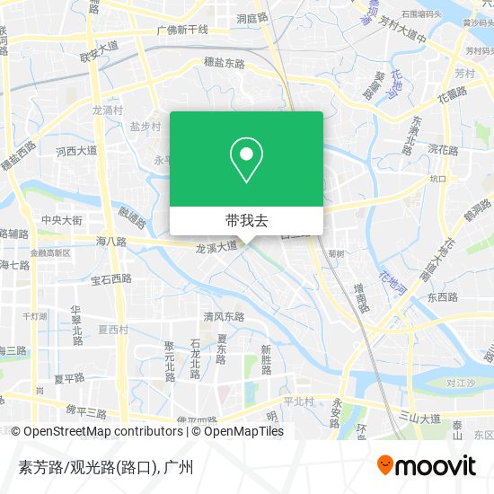 素芳路/观光路(路口)地图