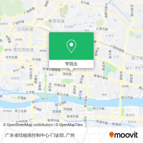 广东省结核病控制中心-门诊部地图
