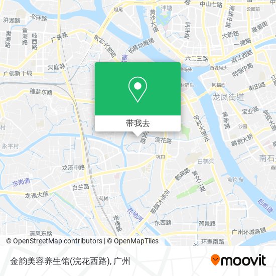 金韵美容养生馆(浣花西路)地图