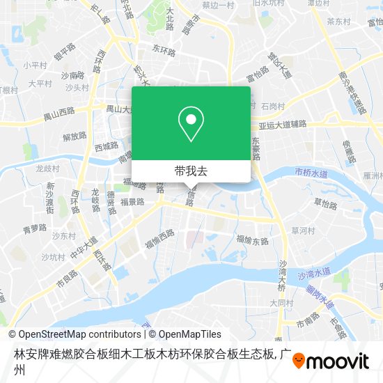 林安牌难燃胶合板细木工板木枋环保胶合板生态板地图