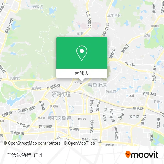 广信达酒行地图