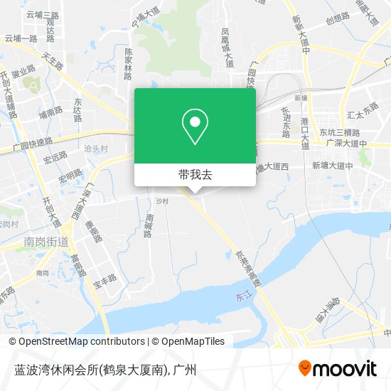 蓝波湾休闲会所(鹤泉大厦南)地图