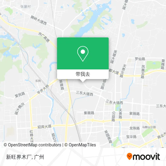 新旺界木厂地图