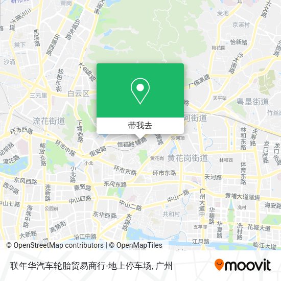 联年华汽车轮胎贸易商行-地上停车场地图