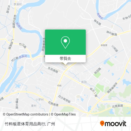竹料银星体育用品商行地图