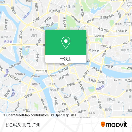 省总码头-北门地图