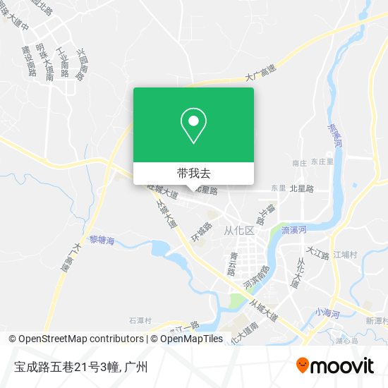 宝成路五巷21号3幢地图