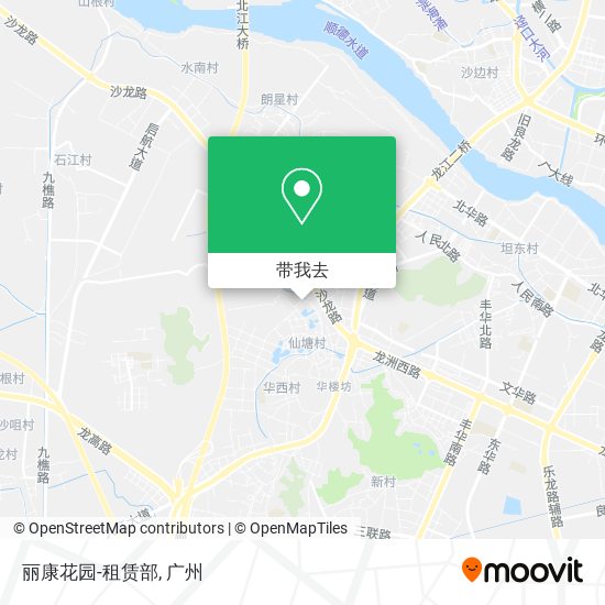 丽康花园-租赁部地图