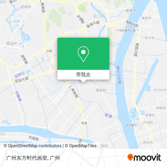 广州东方时代画室地图