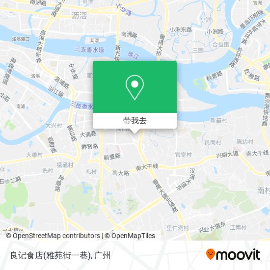 良记食店(雅苑街一巷)地图