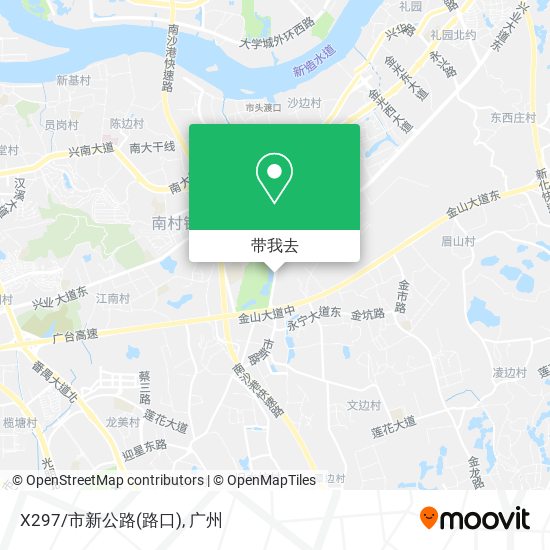 X297/市新公路(路口)地图