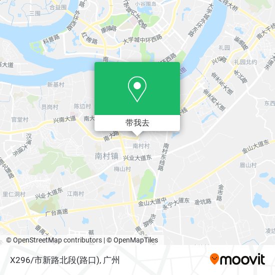 X296/市新路北段(路口)地图