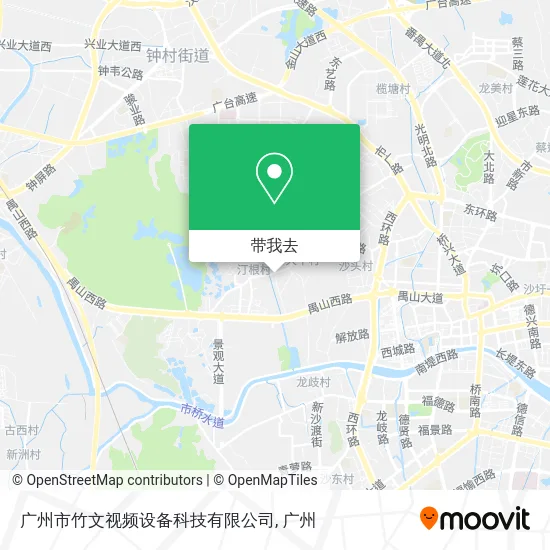 广州市竹文视频设备科技有限公司地图