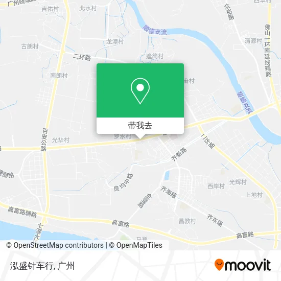 泓盛针车行地图