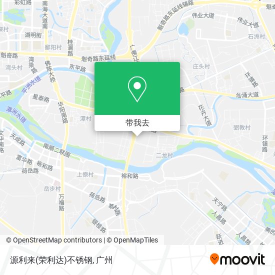 源利来(荣利达)不锈钢地图