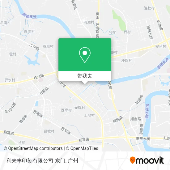 利来丰印染有限公司-东门地图