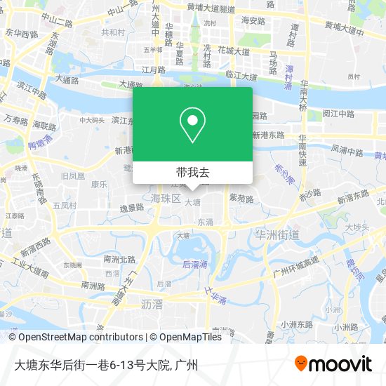 大塘东华后街一巷6-13号大院地图