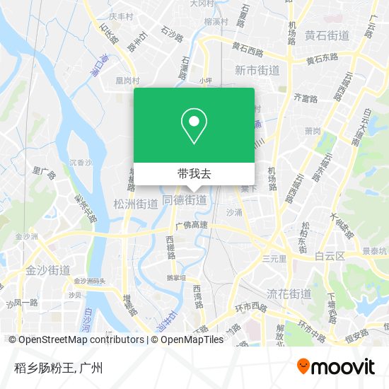 稻乡肠粉王地图