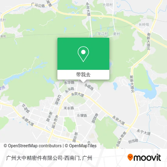 广州大中精密件有限公司-西南门地图