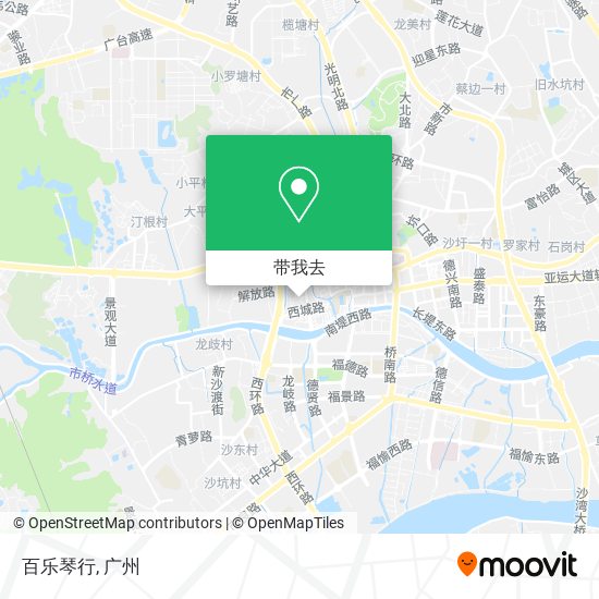 百乐琴行地图