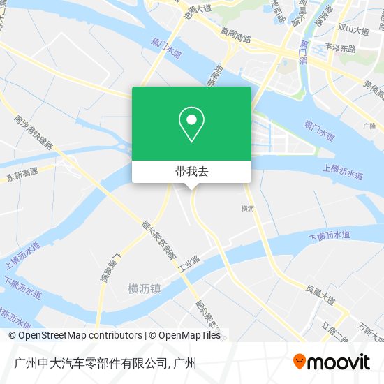 广州申大汽车零部件有限公司地图