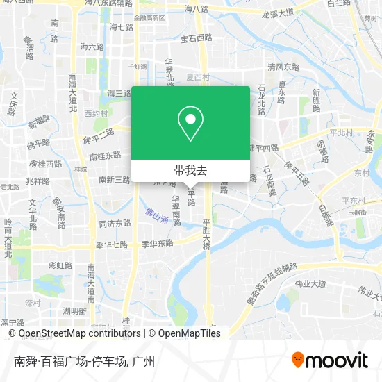 南舜·百福广场-停车场地图