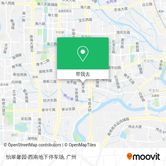 怡翠馨园-西南地下停车场地图