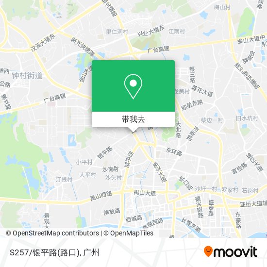 S257/银平路(路口)地图