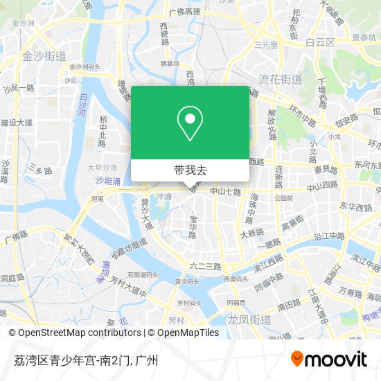 荔湾区青少年宫-南2门地图