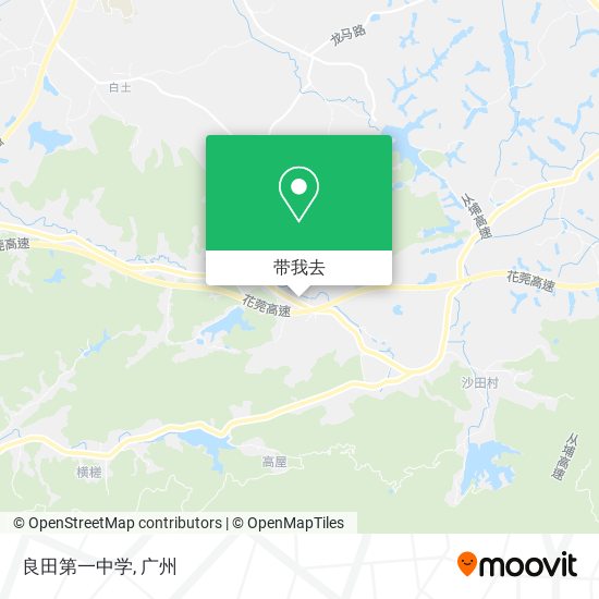 良田第一中学地图