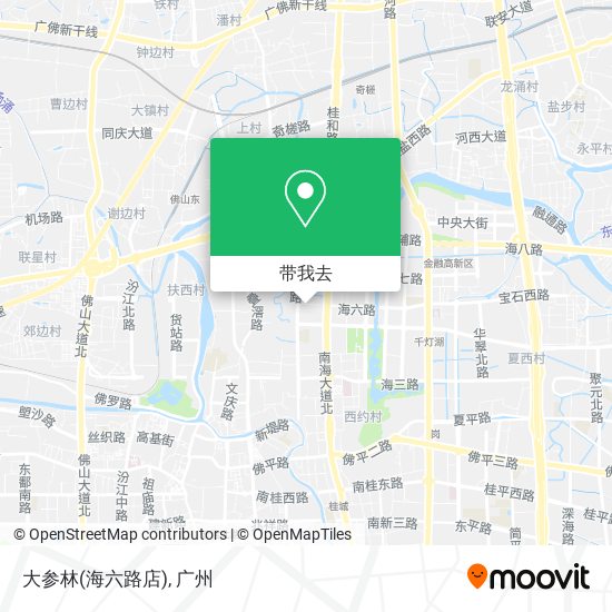 大参林(海六路店)地图