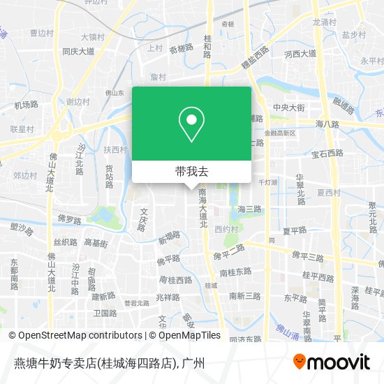 燕塘牛奶专卖店(桂城海四路店)地图